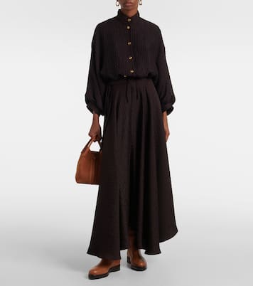 Gonna lunga in seta | Loro Piana