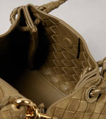 Sac Parachute Small en daim | Bottega Veneta