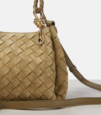 Sac Parachute Small en daim | Bottega Veneta