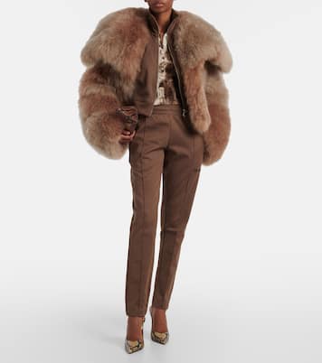 Felpa in misto cotone con zip | The Attico