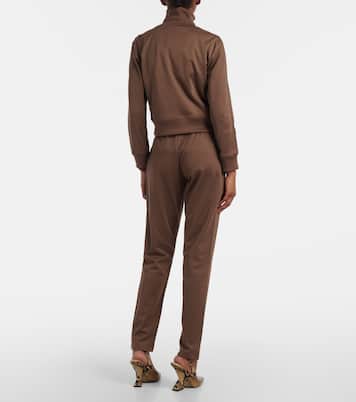 Felpa in misto cotone con zip | The Attico