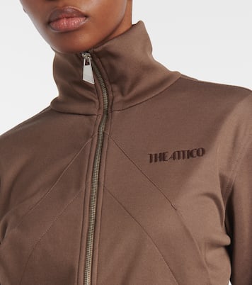 Felpa in misto cotone con zip | The Attico