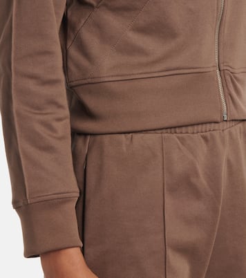 Felpa in misto cotone con zip | The Attico