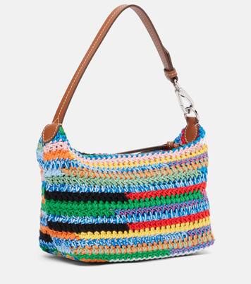 Schultertasche aus Häkelstrick | Miu Miu
