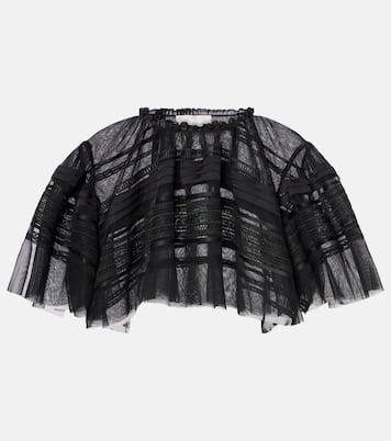 Top cropped in mesh   | Xu Zhi