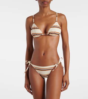Braga de bikini Navy a rayas | Eres