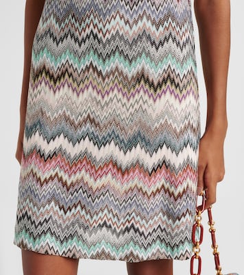 Minikleid aus Häkelstrick | Missoni