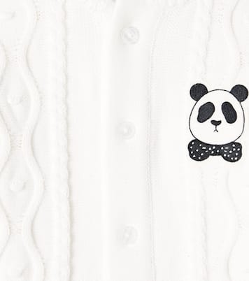 婴幼儿 — Panda绞花针织棉质连身衣 | Mini Rodini