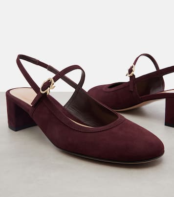 Escarpins sling-back 45 en daim | Gianvito Rossi