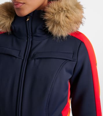 Suvi faux fur-trimmed ski jumpsuit | Goldbergh