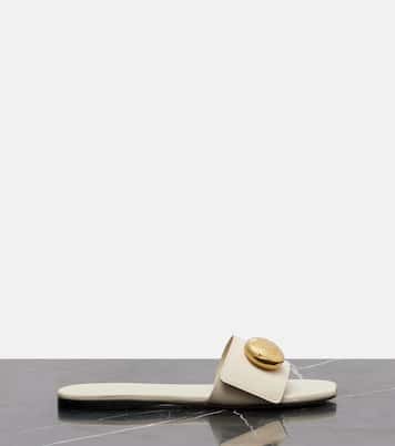 Pebble leather slides | Loewe