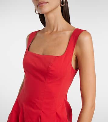Juni cotton-blend poplin minidress | Simkhai