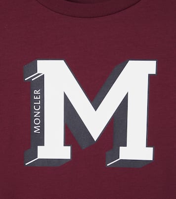 Camiseta en jersey de algodón con logo | Moncler Enfant