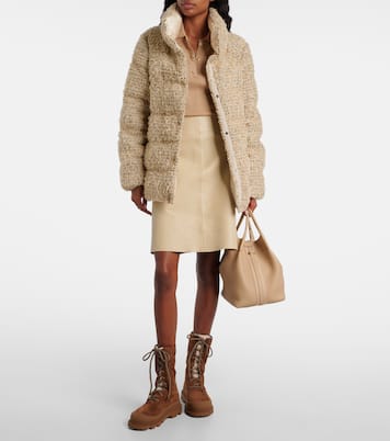 Vera suede lace-up boots | Moncler