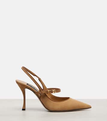 Escarpins slingback DG 90 en daim | Dolce&Gabbana