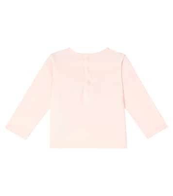 婴幼儿 — logo棉质针织T恤 | Chloé Kids