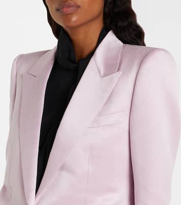 Cotton and silk satin blazer | Tom Ford