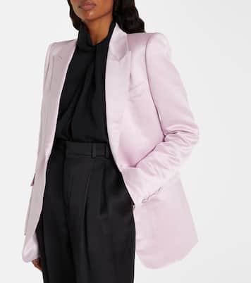 Cotton and silk satin blazer | Tom Ford