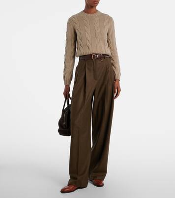 Jersey trenzado Napier de cachemir | Loro Piana