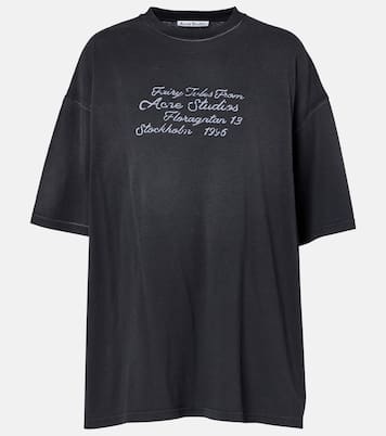 T-shirt in jersey di cotone con logo | Acne Studios