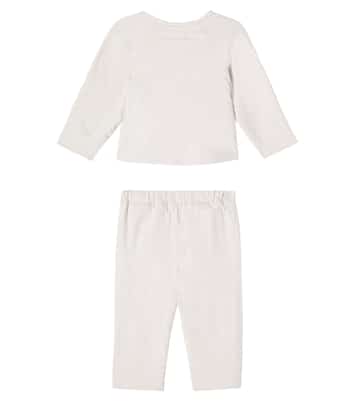 Baby cotton sweatshirt and sweatpants set | Cozmo