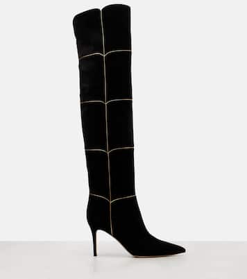 Cuissard 85 suede knee-high boots | Gianvito Rossi