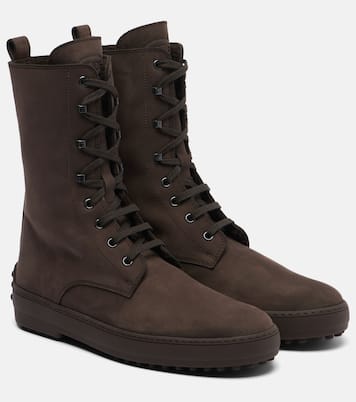 Winter Gommino皮革绑带靴 | Tod's