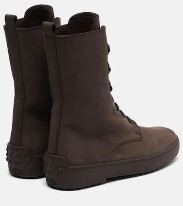 Winter Gommino皮革绑带靴 | Tod's