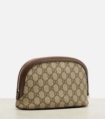 Beauty case Ophidia Small con pelle | Gucci