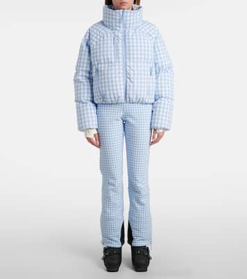 Cortina gingham down ski jacket | Cordova