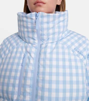 Cortina gingham down ski jacket | Cordova