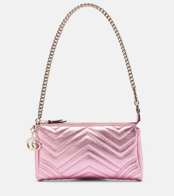 GG Marmont Mini leather shoulder bag | Gucci