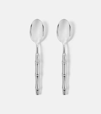 Set of 2 silver-plated spoons | Gucci
