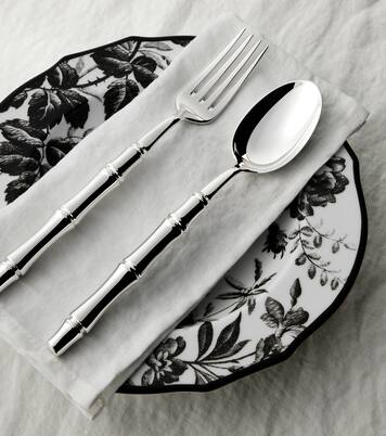 Set of 2 silver-plated spoons | Gucci