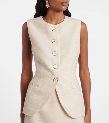Chaleco Winnie de tweed | Rebecca Vallance