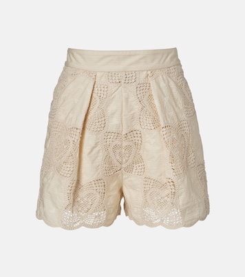 Wanderlust crochet cotton-blend shorts | Zimmermann