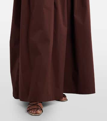 Open-back cotton maxi dress | Adriana Degreas