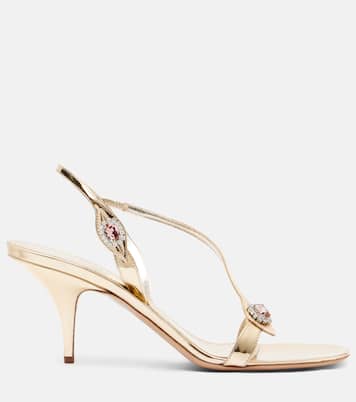 Sandalias Sibilla 70 de piel metalizada | Ferragamo