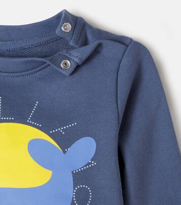 Baby printed cotton fleece sweatshirt | Stella McCartney Kids