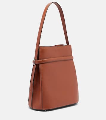 Belted leather tote bag | Toteme
