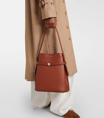 Belted leather tote bag | Toteme