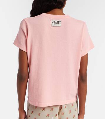 Emmylou cotton jersey T-shirt | Khaite