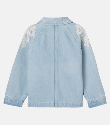 Rafaela embroidered denim jacket | Louise Misha