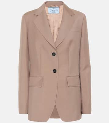 Mohair and wool blazer | Prada