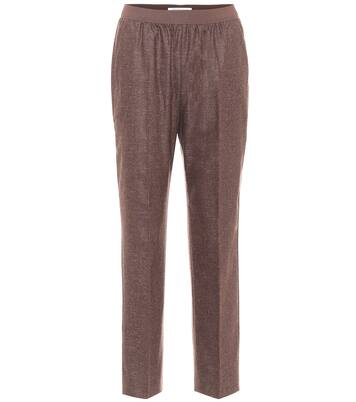 Mohair and wool-blend straight pants | Agnona