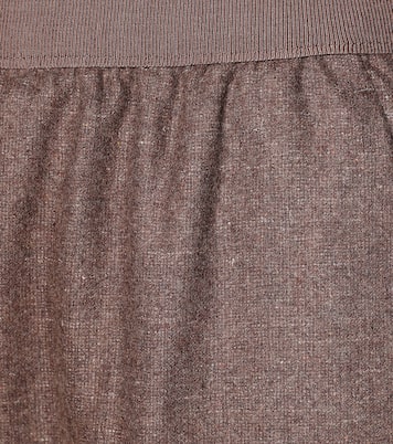 Mohair and wool-blend straight pants | Agnona