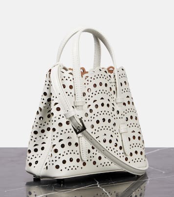 Le Mina 16 Vienne Wave leather tote bag | Alaïa