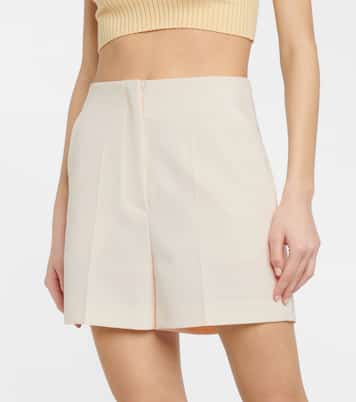 Daira high-rise cady shorts | Nanushka