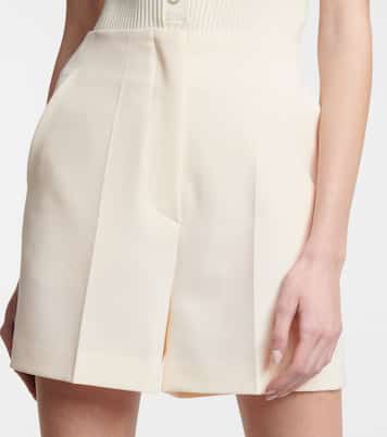 Daira high-rise cady shorts | Nanushka