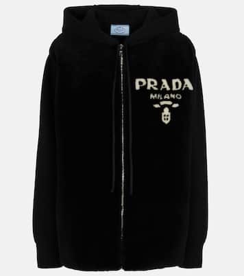 Sudadera de cachemir y borrego | Prada